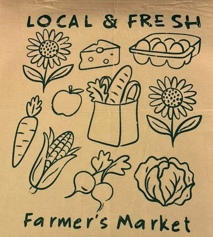 🛍️ Farmer’s Market – 13.5” DTF Transfer (Ready to Press)