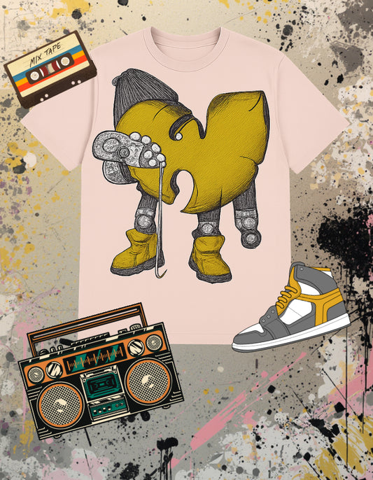 Hip Hop Robot Wu‑Style Graphic Tee