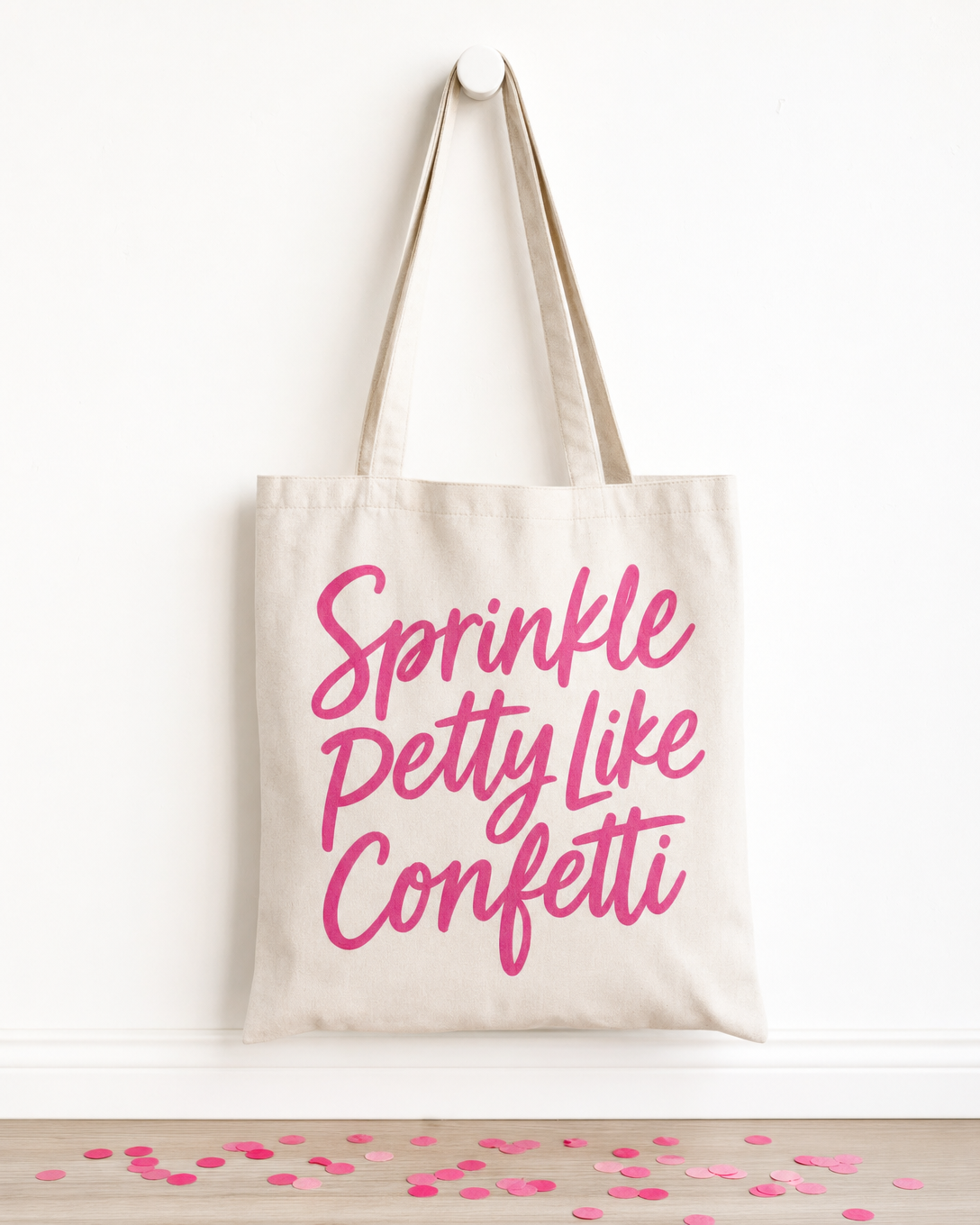 Sprinkle Petty Like Confetti - Sassy Hand-Lettered Graphic Design 4 DTF Transfers