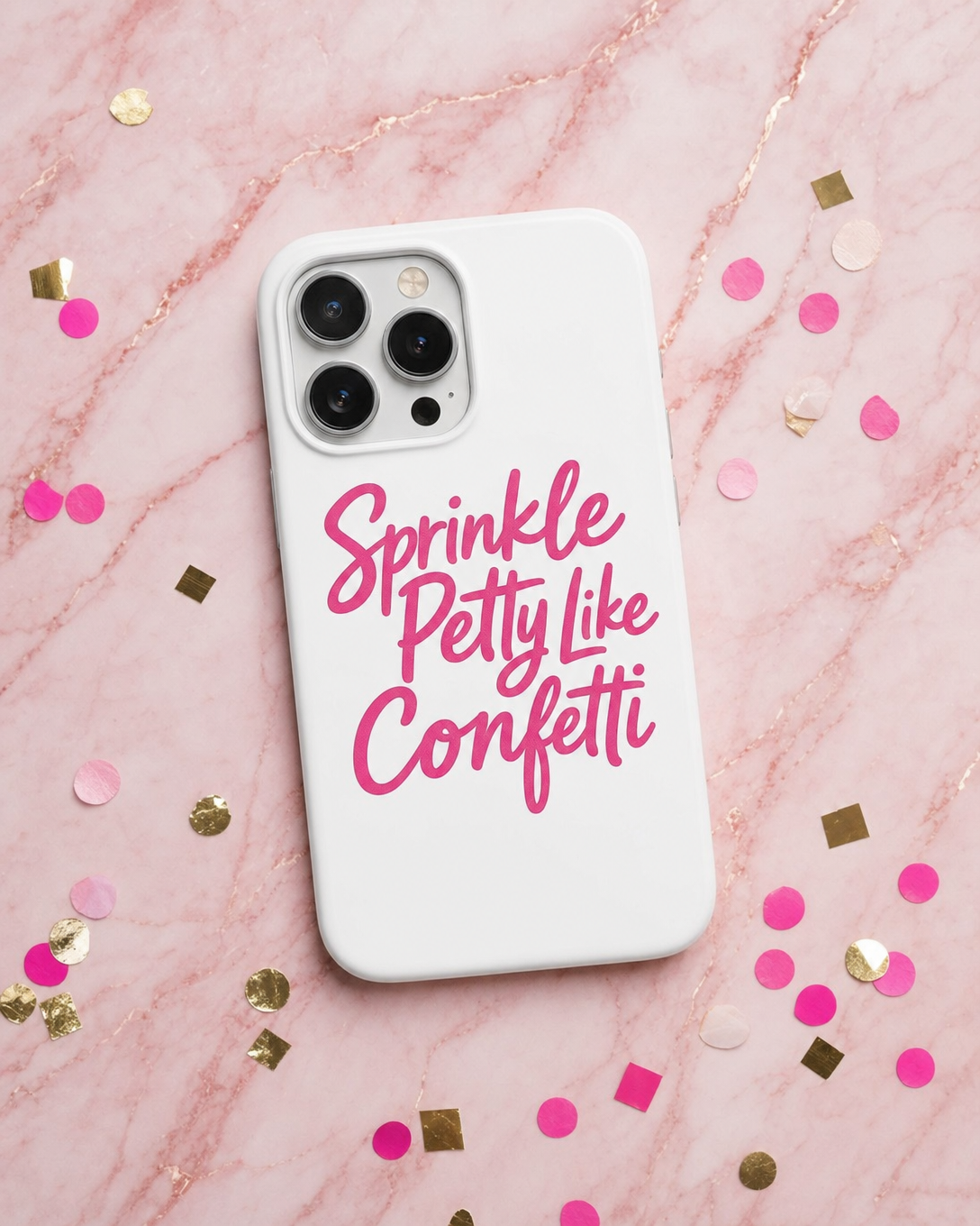 Sprinkle Petty Like Confetti - Sassy Hand-Lettered Graphic Design 4 DTF Transfers